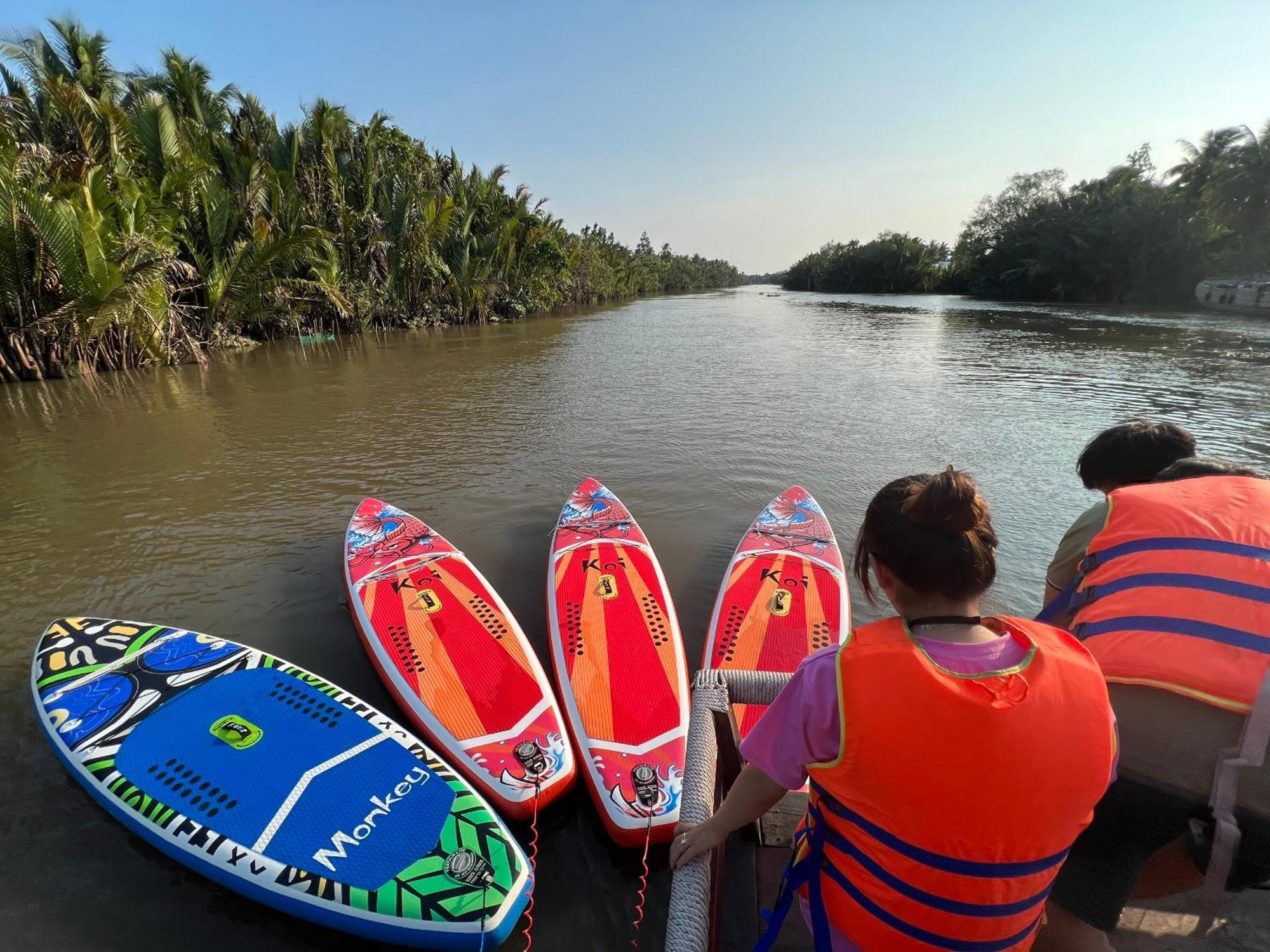 Hide Away Bungalows In Ben Tre City Eksteriør billede