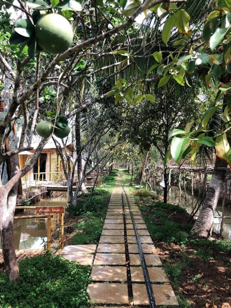 Hide Away Bungalows In Ben Tre City Eksteriør billede
